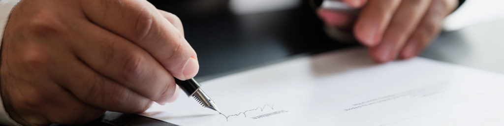 Signing document, Court Document, Civil Litigation